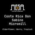 Costa Rica Don Sabino Micromill - Elderflower, Berry, Tropical