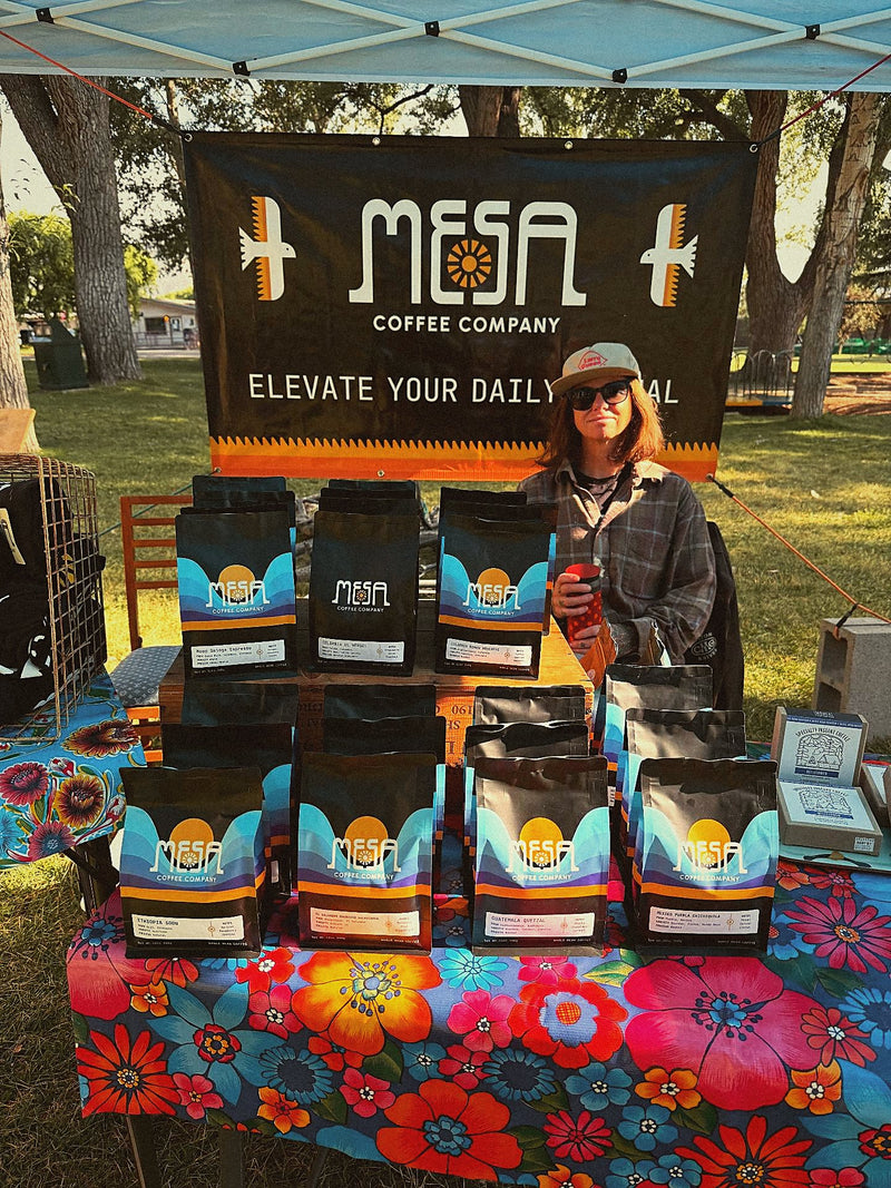Mesa's stand at the Ridgway farmers market