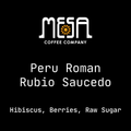 Peru Roman Rubio Saucedo - Hibiscus, Berries, Raw Sugar